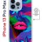 Чехол-накладка Apple iPhone 13 Pro Max (610637) Kruche PRINT Poison Lips