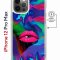 Чехол-накладка Apple iPhone 12 Pro Max (598885) Kruche PRINT Poison Lips