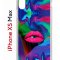 Чехол-накладка Apple iPhone XS Max (580655) Kruche PRINT Poison Lips