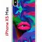 Чехол-накладка Apple iPhone XS Max (580655) Kruche PRINT Poison Lips