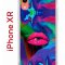 Чехол-накладка Apple iPhone XR (580656) Kruche PRINT Poison Lips