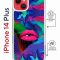 Чехол-накладка Apple iPhone 14 Plus (625962) Kruche PRINT Poison Lips