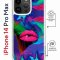 Чехол-накладка Apple iPhone 14 Pro Max (625963) Kruche PRINT Poison Lips