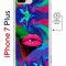 Чехол-накладка Apple iPhone 7 Plus (626141) Kruche PRINT Poison Lips