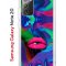 Чехол-накладка Samsung Galaxy Note 20 (588938) Kruche PRINT Poison Lips