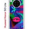 Чехол-накладка Huawei Honor 50 Lite (610636) Kruche PRINT Poison Lips