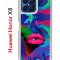 Чехол-накладка Huawei Honor X8 4G (638517) Kruche PRINT Poison Lips