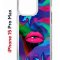 Чехол-накладка Apple iPhone 15 Pro Max (641577) Kruche PRINT Poison Lips