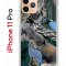 Чехол-накладка Apple iPhone 11 Pro (580658) Kruche PRINT Опал Малахит Дерево