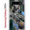Чехол-накладка Samsung Galaxy S10+ (580661) Kruche PRINT Опал Малахит Дерево
