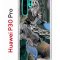 Чехол-накладка Huawei P30 Pro (580674) Kruche PRINT Опал Малахит Дерево