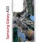 Чехол-накладка Samsung Galaxy A23 (630893) Kruche PRINT Опал Малахит Дерево
