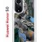 Чехол-накладка Huawei Honor 50 (610635) Kruche PRINT Опал Малахит Дерево