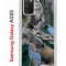 Чехол-накладка Samsung Galaxy A02s (594636) Kruche PRINT Опал Малахит Дерево
