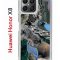 Чехол-накладка Huawei Honor X8 4G (638517) Kruche PRINT Опал Малахит Дерево