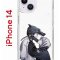 Чехол-накладка Apple iPhone 14  (625957) Kruche PRINT 2D