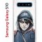 Чехол-накладка Samsung Galaxy S10 (580670) Kruche PRINT Курьер 13