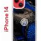 Чехол-накладка Apple iPhone 14  (625957) Kruche PRINT Интер - Snake