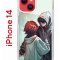 Чехол-накладка Apple iPhone 14  (625957) Kruche PRINT Секрет