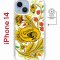 Чехол-накладка Apple iPhone 14  (625959) Kruche PRINT Сударыня Светлая