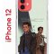 Чехол-накладка Apple iPhone 12  (588925) Kruche PRINT Дин Винчестер и Кастиэль 