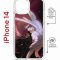 Чехол-накладка Apple iPhone 14  (625960) Kruche PRINT Благие знамения 