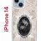 Чехол-накладка Apple iPhone 14  (625957) Kruche PRINT Портрет Ганнибала и Уилла