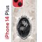 Чехол-накладка Apple iPhone 14 Plus (625954) Kruche PRINT Портрет Ганнибала и Уилла