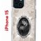 Чехол-накладка Apple iPhone 15 (641578) Kruche PRINT Портрет Ганнибала и Уилла