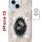 Чехол-накладка Apple iPhone 15 (641584) Kruche PRINT Портрет Ганнибала и Уилла