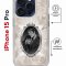 Чехол-накладка Apple iPhone 15 Pro (641582) Kruche PRINT Портрет Ганнибала и Уилла