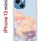 Чехол-накладка Apple iPhone 13 mini (606541) Kruche PRINT Dafna_Cloud cat