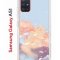 Чехол-накладка Samsung Galaxy A51 (582691) Kruche PRINT Dafna_Cloud cat