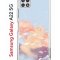 Чехол-накладка Samsung Galaxy A22 5G (625952) Kruche PRINT Dafna_Cloud cat
