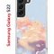 Чехол-накладка Samsung Galaxy S22 (610633) Kruche PRINT Dafna_Cloud cat