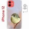 Чехол-накладка Apple iPhone 12  (598886) Kruche PRINT Dafna_Little bird