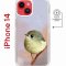 Чехол-накладка Apple iPhone 14  (625959) Kruche PRINT Dafna_Little bird