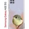 Чехол-накладка Samsung Galaxy A22 5G (625952) Kruche PRINT Dafna_Little bird