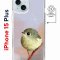 Чехол-накладка Apple iPhone 15 Plus (641583) Kruche PRINT Dafna_Little bird