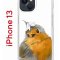 Чехол-накладка Apple iPhone 13 (606542) Kruche PRINT Dafna_Sweetie bird