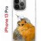 Чехол-накладка Apple iPhone 13 Pro (606543) Kruche PRINT Dafna_Sweetie bird