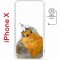Чехол-накладка Apple iPhone X (598892) Kruche PRINT Dafna_Sweetie bird
