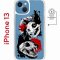 Чехол-накладка Apple iPhone 13 (610627) Kruche PRINT Коты-Черепа