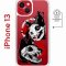 Чехол-накладка Apple iPhone 13 (610627) Kruche PRINT Коты-Черепа