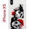 Чехол-накладка Apple iPhone X (580677) Kruche PRINT Коты-Черепа