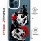 Чехол-накладка Apple iPhone 12 Pro Max (598924) Kruche PRINT Коты-Черепа