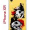 Чехол-накладка Apple iPhone XR (580656) Kruche PRINT Коты-Черепа