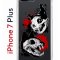 Чехол-накладка Apple iPhone 7 Plus (580664) Kruche PRINT Коты-Черепа