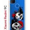 Чехол-накладка Xiaomi Redmi 9C (591325) Kruche PRINT Коты-Черепа