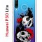 Чехол-накладка Huawei P30 Lite (585137) Kruche PRINT Коты-Черепа